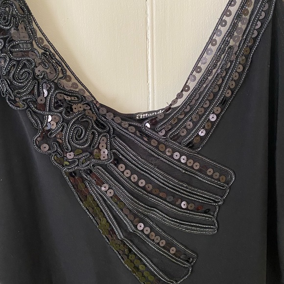 Sequin black camisole - Picture 6 of 7